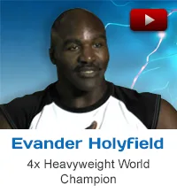 Evander Holyfield heavyweight world champion testimonial