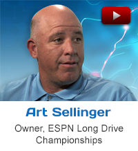 testimonial Art Sellinger ESPN long drive championships